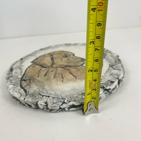 Shapes of Clay Mt St Helens Ash Dog Plaque Art Wall Hanging Decor Signed Stan - Picture 7 of 10